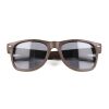 Lunettes de soleil Justin café-fibre UV400 Nature