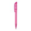 Stylo S45 Clear transparent Rose-Rose | Sérigraphie 1 couleur | à 90 degrés du clip | 45 mm x 25 mm | non disponible