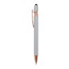 Stylo-bille Paris Deluxe métal caoutchouté Argent | Gravure | à 90 degrés du clip | 87 mm x 8 mm | non disponible