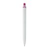 Stylo bille Click Shadow Fabriqué en Allemagne Blanc-Rose foncé | Tampographie 1 couleur | à 90 degrés du clip | 40 mm x 8 mm | non disponible