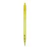 Stylo bille Kuma transparent Jaune-Jaune | Sérigraphie 1 couleur | à 180 degrés du clip | 45 mm x 25 mm | non disponible