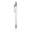 Stylo Talagante 5 anneaux Blanc | Tampographie 1 couleur | dans le prolongement du clip | 30 mm x 8 mm | non disponible