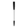 Stylo Deniro Opaque Blanc-Noir | Sérigraphie 1 couleur | à 180 degrés du clip | 45 mm x 25 mm | non disponible