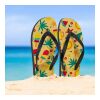 Tongs taille XL 43/46 sublimation Blanc
