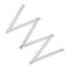 Règle pliable calibrée 2m Blanc | Tampographie 1 couleur | côté 1 | 65 mm x 18 mm