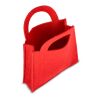 Sac cadeau en feutre 15x21cm Rouge / blanc | sans marquage | non disponible | non disponible