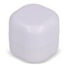 Baume à lèvres cubique en ABS recyclé Blanc | sans marquage | non disponible | non disponible