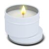 Bougie parfumée à base de plantes Dhyana en étain recyclé Blanc | sans marquage | non disponible | non disponible