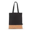 Sac de transport R-PET & liège 35 x 40cm Noir