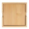 Set de sous-verres en bambou (4 pièces) Nature | sans marquage | non disponible | non disponible | non disponible