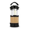 Lampe et Lanterne en ABS et bambou Noir | Tampographie 1 couleur | côté 1 | 45 mm x 35 mm | non disponible