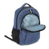 Sac à dos en toile de coton recyclé Harper Bleu foncé | Autocollant Numérique | sur la pochette | 140 mm x 140 mm | non disponible