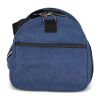Sac de sport en toile de coton recyclée Harper Bleu foncé | sans marquage | non disponible | non disponible