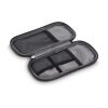 Sac organiseur Kyra 210D en rPET enduit PU 20 x 11,5 x 2 cm Noir