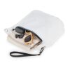 Sac à bandoulière Ripstop résistant à l'eau 33 x 23 x 13 cm Blanc