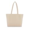 Sac fourre-tout en coton avec fermeture éclair OEKO-TEX® 47 x 11 x 35cm 320g/m² Ecru