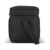 Sac isotherme à double compartiment en R-PET 600D, 30 x 20 x 25 cm, 15 litres. Noir