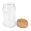 Boîte en verre & bambou 1200ml Transparent | sans marquage | non disponible | non disponible | non disponible