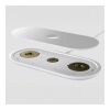 Chargeur sans fil rapide 3-en-1 15W téléphones / Apple Watch / AirPod Blanc | sans marquage | non disponible | non disponible