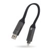 Câble multifonctionnel 4-en-1 OTG Porte-clés 60W Noir