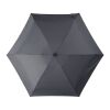 Parapluie très léger 21” avec pochette Noir | Doming | poignee | 36 mm x 11 mm | non disponible