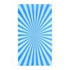 Serviette de plage R-PET à séchage rapide 100 × 180 cm, sublimation Bleu / Blanc