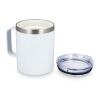 T-ceramic Mug thermo avec couvercle Danube 350ml Blanc | sans marquage | non disponible | non disponible | non disponible