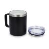 T-ceramic Mug thermo avec couvercle Danube 350ml Noir | sans marquage | non disponible | non disponible | non disponible