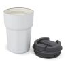 T-ceramic Mug thermo avec couvercle Zambezi 350ml Blanc | sans marquage | non disponible | non disponible | non disponible