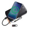 Câble mousqueton avec charge rapide 60W Nordic Drift Everest noir