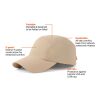 Casquette Anti-UV UPF 50+ Nordic Drift Aero RCS beige | sans marquage | non disponible | non disponible