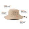 Bob Anti-UV UPF 50+ Nordic Drift Horizon RCS beige | sans marquage | non disponible | non disponible | non disponible