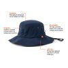 Bob Anti-UV UPF 50+ Nordic Drift Horizon RCS bleu marine | sans marquage | non disponible | non disponible | non disponible