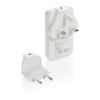 Chargeur plat 65W GAN avec connecteurs universels Fluxo RCS blanc