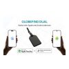 Étiquette à bagages avec géolocalisation Globefind Dual RCS noir | sans marquage | non disponible | non disponible