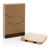 Chargeur sans fil 10W et avec ports USB en bambou FSC® marron | sans marquage | non disponible | non disponible