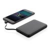 Batterie de secours 5000 mAh avec câble intégré noir