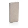 Powerbank en fibre de paille de blé 10.000 mAh marron | sans marquage | non disponible | non disponible