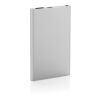 Powerbank 4000mAh en plastique recyclé/aluminium RCS argent | sans marquage | non disponible | non disponible