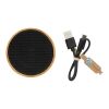 Enceinte 3W en bambou FSC® et ABS RCS noir | sans marquage | non disponible | non disponible