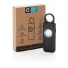 Alarme d'urgence rechargeable avec fonction SOS Safio RCS noir
