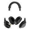 Casque ANC sans fil réparable plastique recyclé RCS Irvine noir | sans marquage | non disponible | non disponible