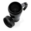 Mug en acier inoxydable noir | sans marquage | non disponible | non disponible | non disponible