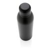Bouteille isotherme en acier inoxydable recyclé RCS noir | sans marquage | non disponible | non disponible