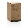 Mug en PP recyclé GRS avec couvercle à bascule blanc | sans marquage | non disponible | non disponible