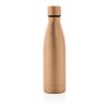 Bouteille iso couleur pleine en acier inoxydable recyclé RCS marron | sans marquage | non disponible | non disponible | non disponible