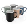 Mug en céramique avec bord blanc bleu-blanc | sans marquage | non disponible | non disponible