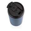 Mug Metro en acier inoxydable recyclé RCS bleu | sans marquage | non disponible | non disponible