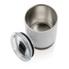 Tasse isotherme avec finition liège blanc | sans marquage | non disponible | non disponible | non disponible