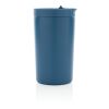 Mug 300ml isotherme et étanche en acier recyclé RCS bleu | sans marquage | non disponible | non disponible